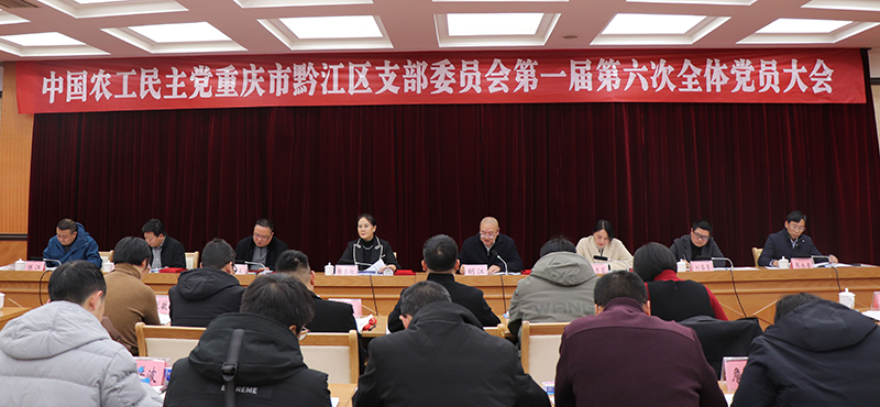 农工党黔江区支部召开一届六次全体党员会议图片1.JPG